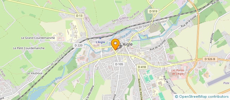 localisation de l'entreprise SYND INTERCOMMUNAL D'ALIMENTATION EN EAU POTABLE DU PERCHER à L'AIGLE