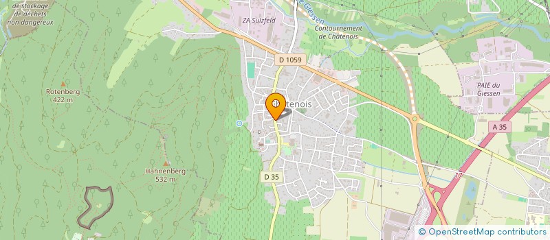 localisation de l'entreprise SYND INTERCOMMUNAL D'AMELIORATION DU GIESSEN à CHATENOIS