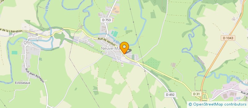 localisation de l'entreprise SYND INTERCOMMUNAL D AUXILIAIRES DE VIE MAURICE BRUGNON à NEUVE-MAISON