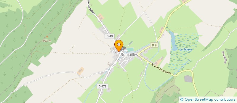 localisation de l'entreprise SYND INTERCOMMUNAL DE BULLE DOMPIERRE  BULLE
