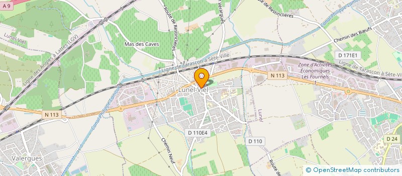 localisation de l'entreprise SYND INTERCOMMUNAL DE CAMMAOU à SATURARGUES