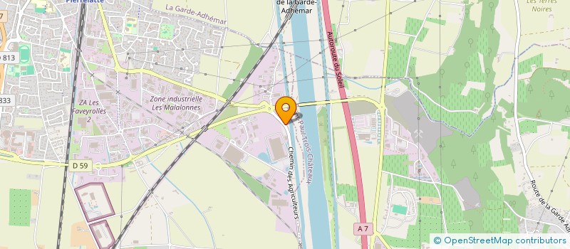 localisation de l'entreprise SYND INTERCOMMUNAL DE FOURRIERE ANIMALIERE  PIERRELATTE