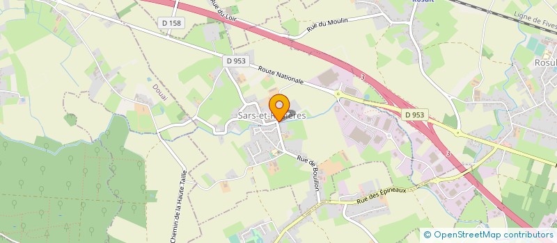 localisation de l'entreprise SYND INTERCOMMUNAL DE LA VALLEE DE LA SCARPE à SARS-ET-ROSIERES