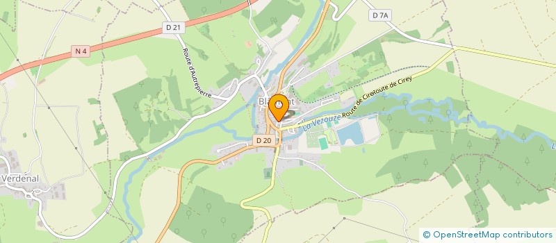 localisation de l'entreprise SYND INTERCOMMUNAL DES EAUX DE BLAMONT à BLAMONT