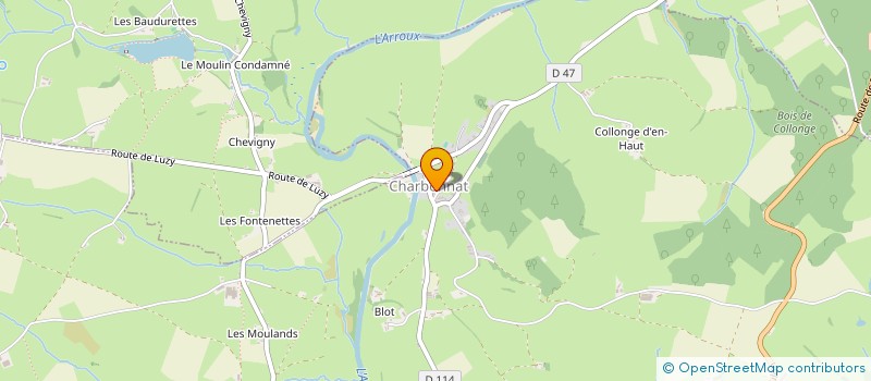 localisation de l'entreprise SYND INTERCOMMUNAL DES EAUX DE CHARBONNAT à CHARBONNAT
