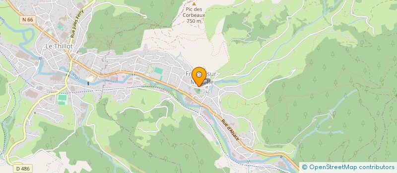 localisation de l'entreprise SYND INTERCOMMUNAL DES EAUX DE PRESLES à FRESSE-SUR-MOSELLE