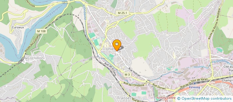 localisation de l'entreprise SYND INTERCOMMUNAL DES EAUX DU PERTUISET à UNIEUX