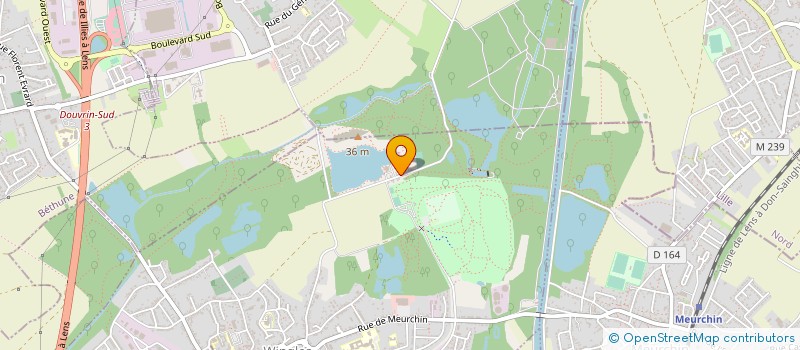 localisation de l'entreprise SYND INTERCOMMUNAL DU PARC MARCEL CABIDDU à WINGLES