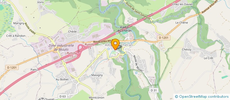 localisation de l'entreprise SYND INTERCOMMUNAL DU PAYS D'ALBY à ALBY-SUR-CHERAN