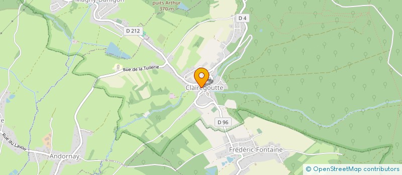 localisation de l'entreprise SYND INTERCOMMUNAL DU TERRAIN DE SPORT  CLAIREGOUTTE