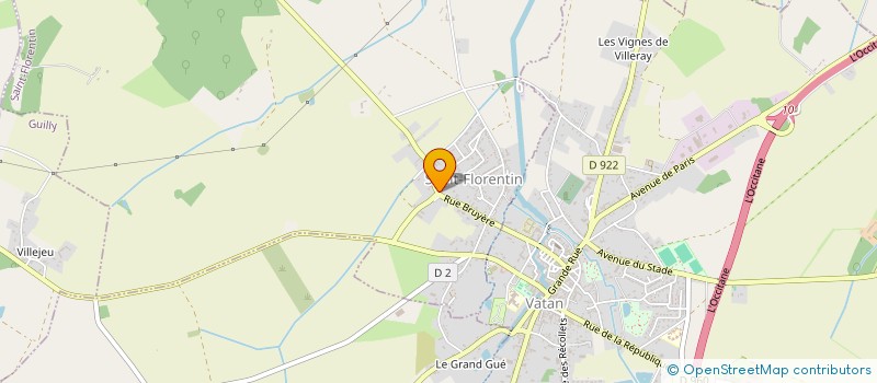 localisation de l'entreprise SYND INTERCOMMUNAL EAUX REGION DE VATAN à SAINT-FLORENTIN