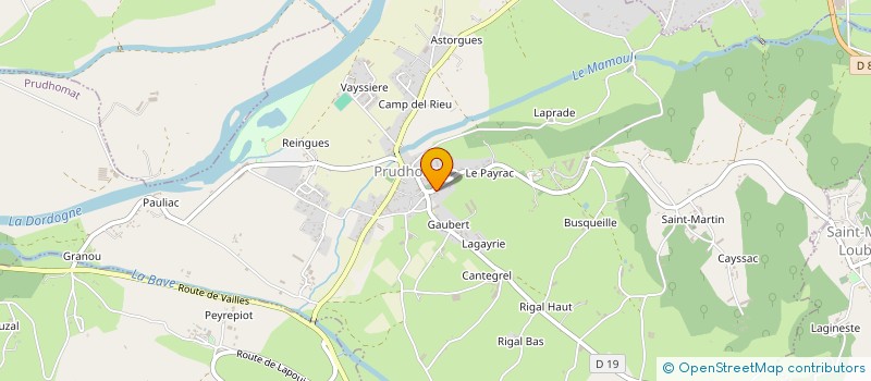 localisation de l'entreprise SYND INTERCOMMUNAL JARDIN D'ENFANTS à PRUDHOMAT