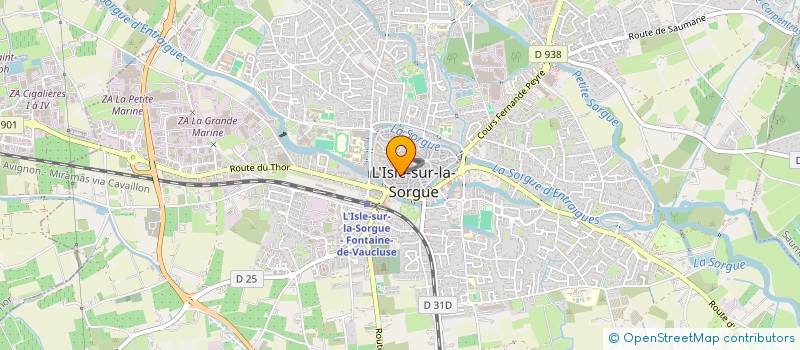 localisation de l'entreprise SYND INTERCOMMUNAL POUR TRANSP ELEVES  L'ISLE-SUR-LA-SORGUE