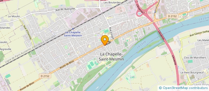 localisation de l'entreprise SYND INTERCOMMUNAL SECTEUR SCOLAIRE à LA CHAPELLE-SAINT-MESMIN