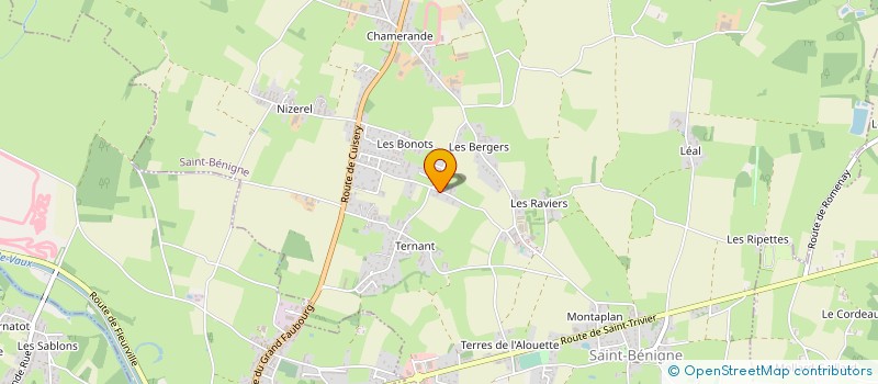 localisation de l'entreprise SYND INTERCOMMUNAL TRAITEMENT EAUX USEES à PONT-DE-VAUX