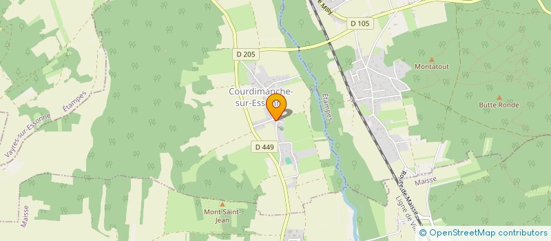 localisation de l'entreprise SYND INTERCOMMUNAL VALLEE DE L ESSONNE à COURDIMANCHE-SUR-ESSONNE