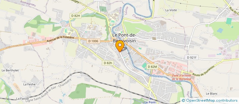 localisation de l'entreprise SYND INTERDEP MIXTE EAUX ASSAINISSEMENT GUIERS AINAN  LE PONT-DE-BEAUVOISIN