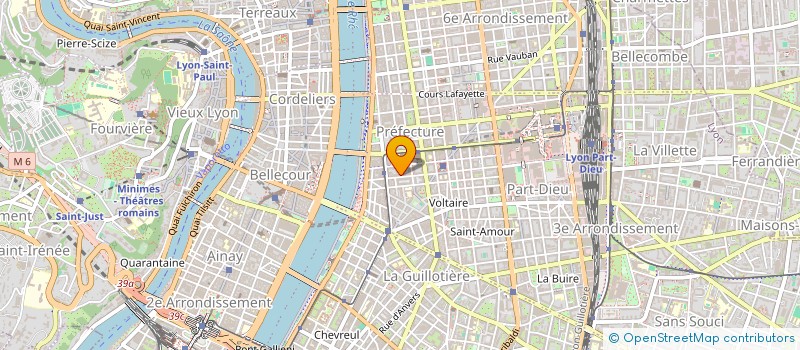 localisation de l'entreprise SYND INTERDEPART BIOLOG LYONNA  LYON