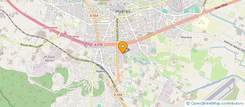 localisation de l'entreprise SYND JEAN MOULIN à HYERES