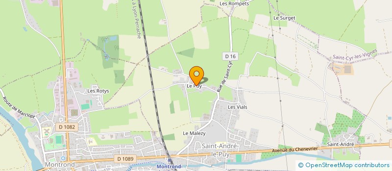 localisation de l'entreprise SYND L OREE DES SOURCES  MONTROND-LES-BAINS