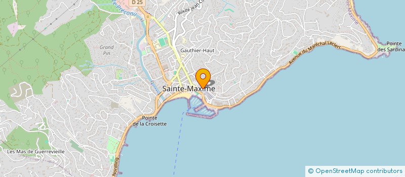 localisation de l'entreprise SYND LA MADRAGUE à SAINTE-MAXIME