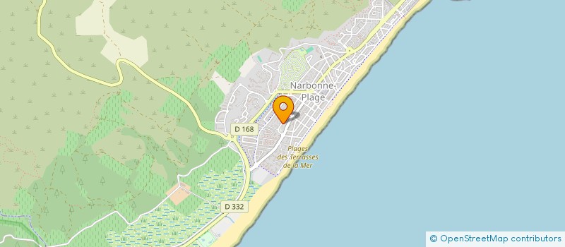 localisation de l'entreprise SYND LE CLOS SOLEIL  NARBONNE