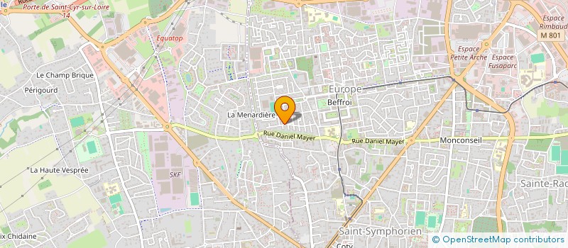 localisation de l'entreprise SYND LE PARC DELACROIX  TOURS