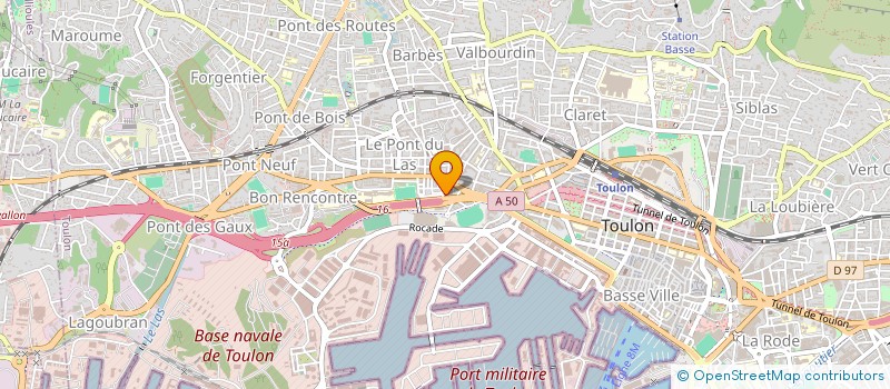 localisation de l'entreprise SYND LE PLEIN CIEL B  TOULON