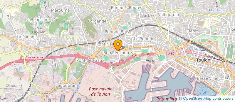 localisation de l'entreprise SYND LE ROND POINT  TOULON