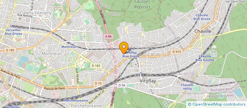 localisation de l'entreprise SYND LES COTEAUX DE VIROFLAY à VIROFLAY