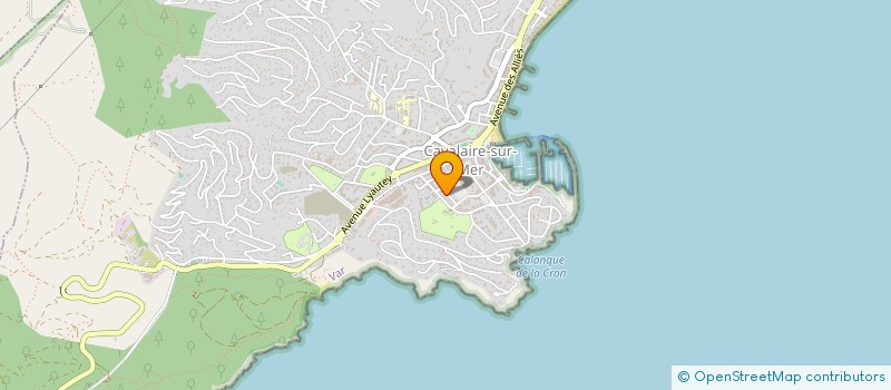 localisation de l'entreprise SYND LES LANTANAS à CAVALAIRE-SUR-MER