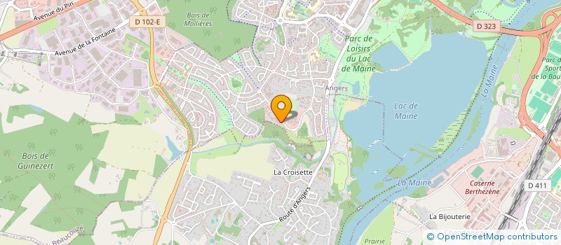 localisation de l'entreprise SYND LES PLATEAUX DU MAINE à ANGERS