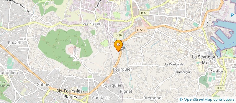 localisation de l'entreprise SYND LES QUATRE VENTS à LA SEYNE SUR MER
