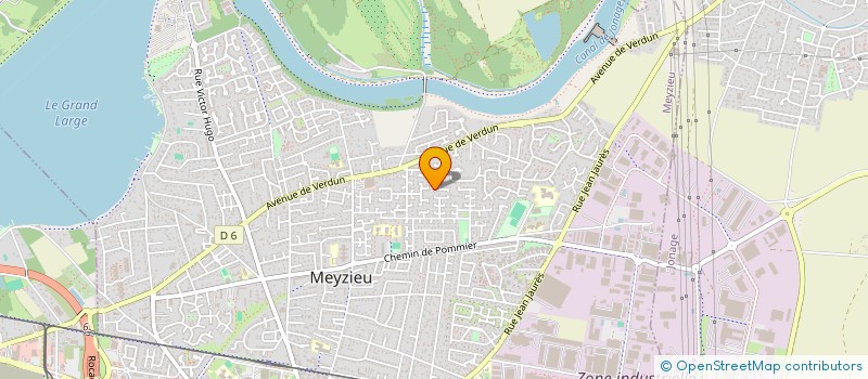 localisation de l'entreprise SYND LIBRE PROPR LOT BALMES  MEYZIEU