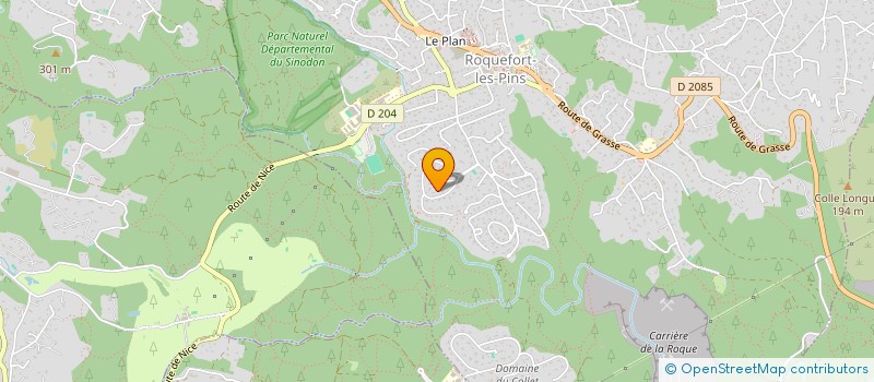 localisation de l'entreprise SYND LIBRE PROPRI DOMAI VALRIANT  ROQUEFORT-LES-PINS