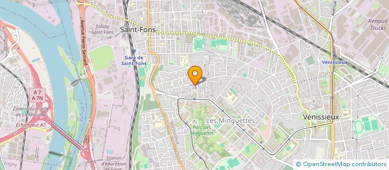 localisation de l'entreprise SYND LYONNAIS COMMITRANS SLCT à VENISSIEUX