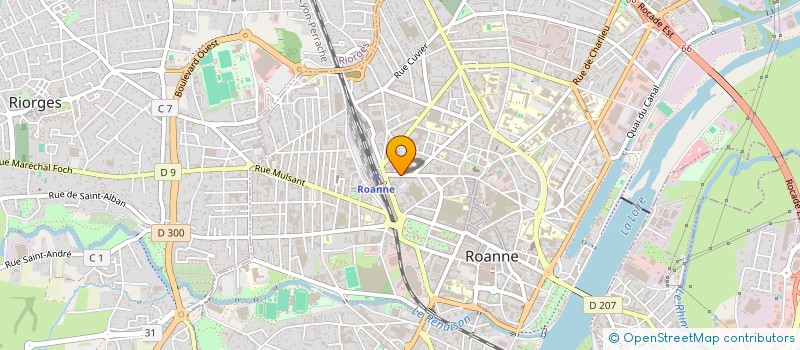 localisation de l'entreprise SYND MAITRE ARTISAN BONNETIERS  ROANNE