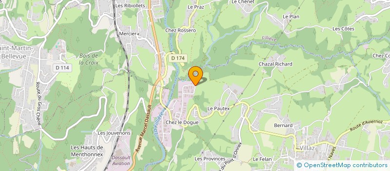 localisation de l'entreprise SYND MAITRES BOUCHERS & CHARCUTIERS  VILLAZ