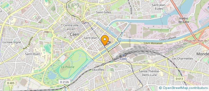 localisation de l'entreprise SYND MARCHAND BESTIAUX DU CALV à CAEN
