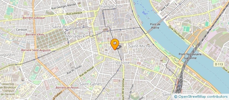 localisation de l'entreprise SYND MARCHANDS BORDEAUX GIRONDE  BORDEAUX