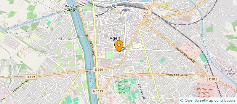 localisation de l'entreprise SYND MARCHANDS DE BESTIAUX à AGEN