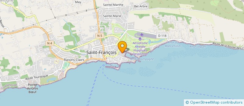 localisation de l'entreprise SYND MARINES I ST FRANCOIS  SAINT-FRANCOIS