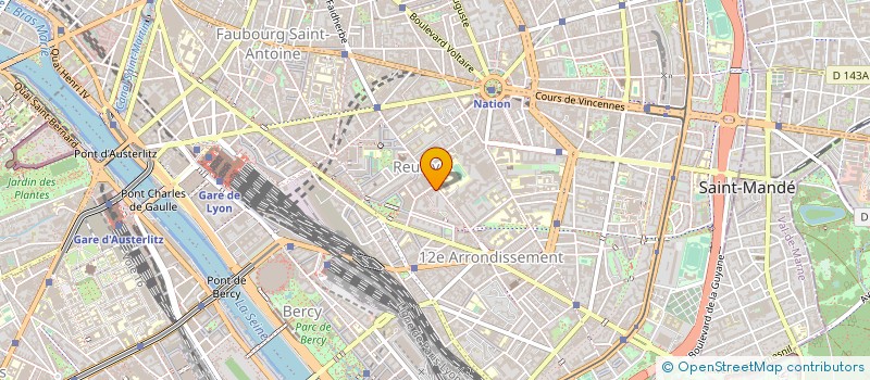 localisation de l'entreprise SYND MEDECINS LIBERAUX PARIS à PARIS