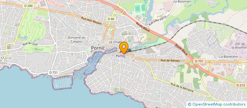 localisation de l'entreprise SYND MEDECINS ST NAZAIRE ET SA REGION  PORNIC