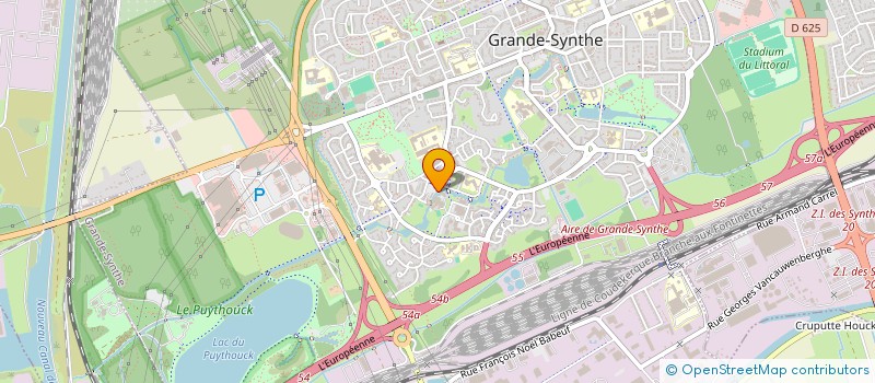 localisation de l'entreprise SYND METALLURGIE REGION DUNKERQUOISE  GRANDE-SYNTHE