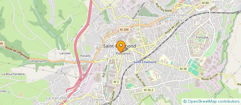 localisation de l'entreprise SYND METAUX CGT ST CHAMOND à SAINT-CHAMOND