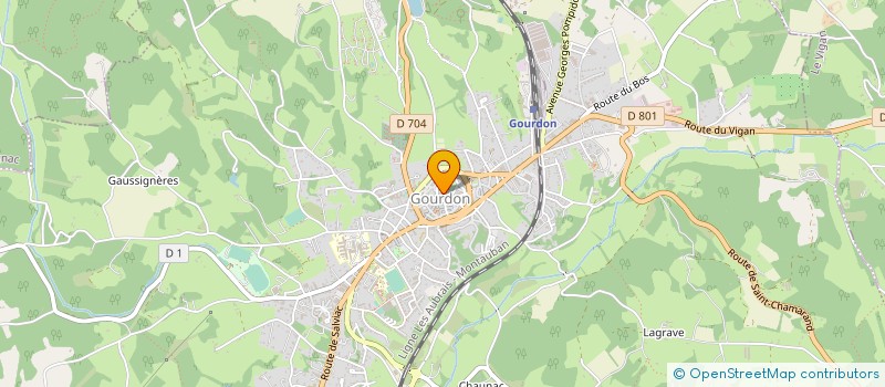 localisation de l'entreprise SYND MIXT EAU POTABLE BOURIANE PAYRAC... à GOURDON