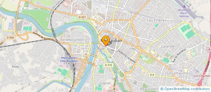 localisation de l'entreprise SYND MIXTE AMENAG GESTION MARCHE GARE  MONTAUBAN