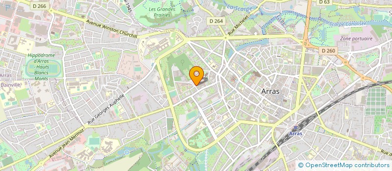 localisation de l'entreprise SYND MIXTE AMENAG ZAC 2 TUNNEL MANCHE à ARRAS