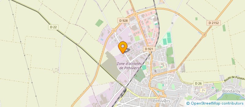 localisation de l'entreprise SYND MIXTE BEAUCE GATINAIS VALORISATION  PITHIVIERS